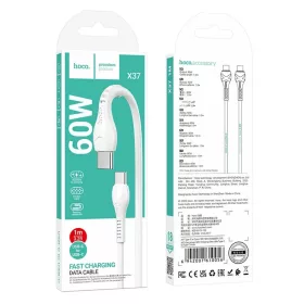 HOCO Type-C Type-C PD 60W Cool X37 1m fehér,
