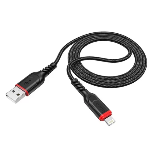 HOCO kábel USB A to Lightning 2,4A X59 3 m fekete-6942007623056 3 kép