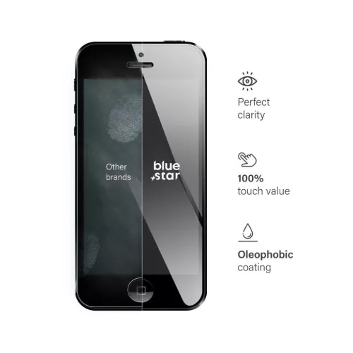 Edzett üveg Blue Star - iPhone 5/5S üvegfólia-5901737224309 5 kép