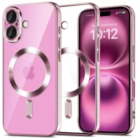 Tech-protect Magflex Magsafe Iphone 16 Shiny Rose Tok