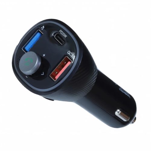 Transmiter FM MP3 Bluetooth 5.0 + USB A QC3.0 + Typ C (összesen 30W) -5906721172093 2 kép