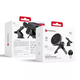 FORCELL F-GRIP Rapid Charge autós tartó Qi2 15W vezetéknélküli t�-5903396321887 1 kép