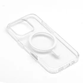   Clear Elite Mag átlátszó tok antiyellowing kameravezérlő gombbal és MagSafe funkcióval kompatibilis IPHONE 16 PRO MAX készülékhez tok