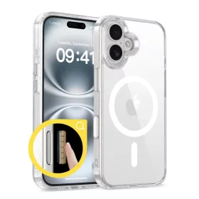 Tech-protect Flexair Hybrid Cc Magsafe Iphone 16 áttetsző Tok-5906302322671 2 kép