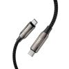 Tech-protect Ub10t Ultraboost Type-c Kábel Pd240w/qc4.0 100cm Fekete-5906302370603 3 kép