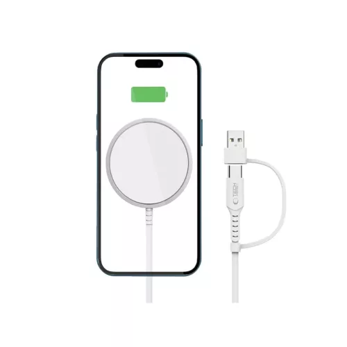 Tech-protect Qi15w-a44 Mágneses Magsafe Vezeték Nélküli Töltő Fe-5906302380329 2 kép
