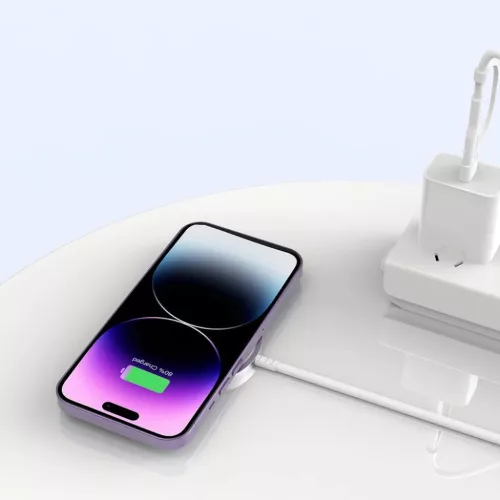 Tech-protect Qi15w-a44 Mágneses Magsafe Vezeték Nélküli Töltő Fe-5906302380329 5 kép