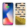 iPhone X/XS Zizo Liquid Glitter Star tok rózsaszín virágmintás-888488285818 2 kép