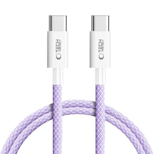 Tech-protect Ultraboost Lite Type-c Kábel Pd60w/3a 100cm Mauve-5906302380893 1 kép