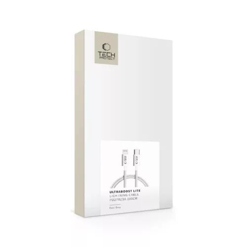 Tech-protect Ultraboost Lite Lightning Kábel Pd27w/3a 100cm Hűvös S-5906302380947 6 kép