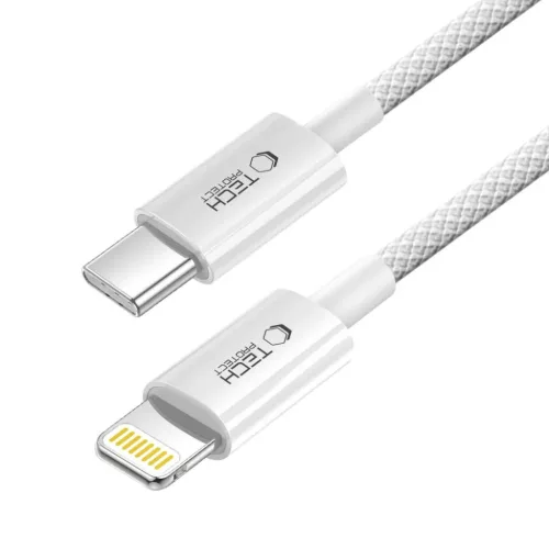 Tech-protect Ultraboost Lite Lightning Kábel Pd27w/3a 200cm Cool Grey-5906302380954 2 kép