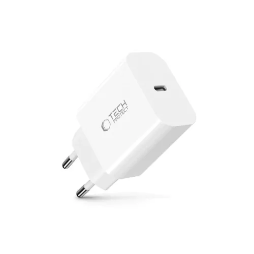 Tech-protect Nc20w 1-port Hálózati Töltő Pd 20w Fehér-5906302380985 2 kép