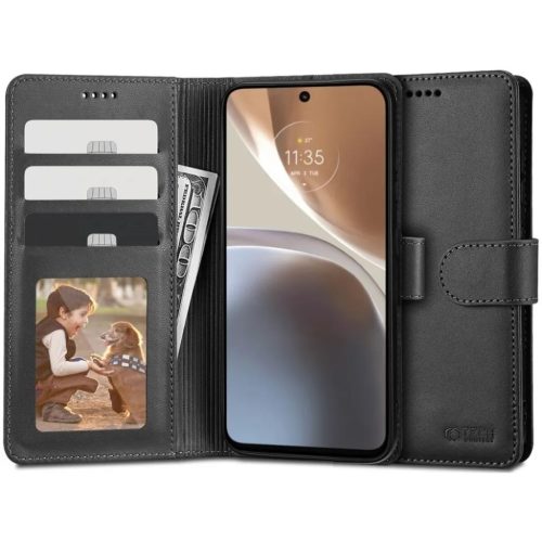 Tech-protect Wallet Motorola Moto G32 Fekete Tok-9319456606935 1 kép