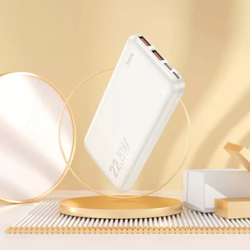 HOCO powerbank 10000 mAh PD QC 3A 22,5W J101 fehér-6931474782489 3 kép