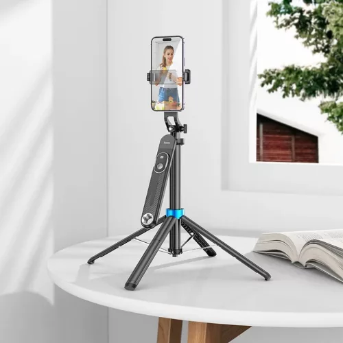 HOCO selfie bot bluetooth távirányítóval K22 fekete-6942007623506 4 kép