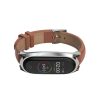 Tech-Protect Xiaomi Mi Band 5 bőr szíj barna-795787712399 3 kép