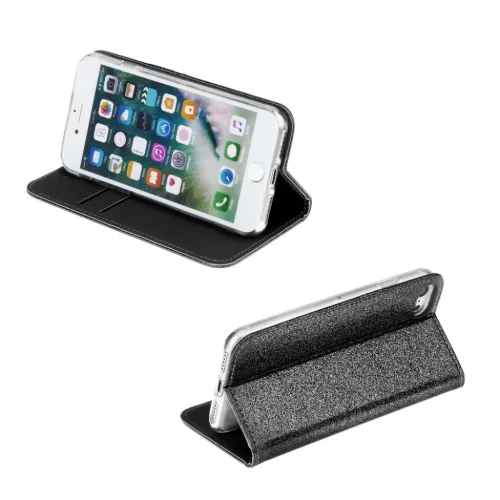 Forcell Shining flitteres fliptok iPhone 11 PRO fekete-5903396022289 3 kép