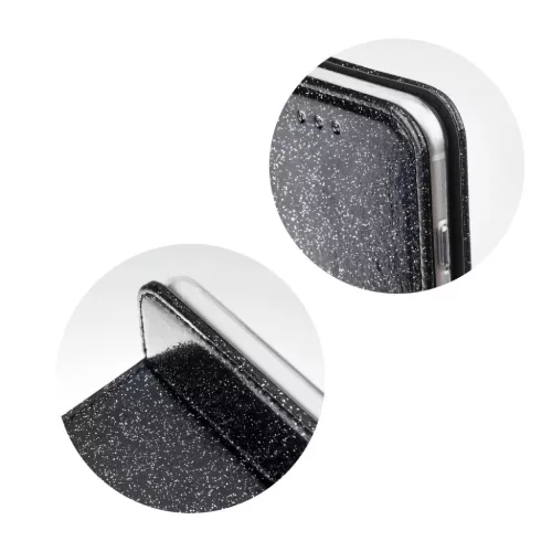 Forcell Shining flitteres fliptok iPhone 11 PRO fekete-5903396022289 4 kép