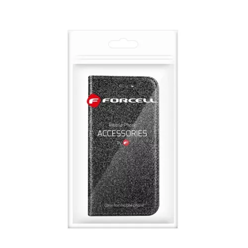 Forcell Shining flitteres fliptok iPhone 11 PRO fekete-5903396022289 5 kép