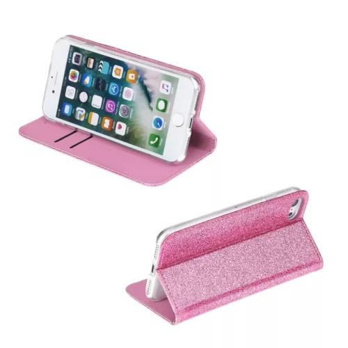 Forcell Shining flitteres fliptok iPhone 11 PRO light pink-5903396022302 3 kép