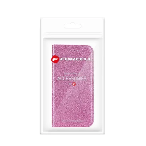 Forcell Shining flitteres fliptok iPhone 11 PRO light pink-5903396022302 5 kép