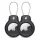 Tech-protect Rough Vein 2-pack Apple Airtag Tok Fekete