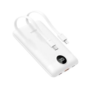 VEGER powerbank 10 000 mAh beépített kábelekkel Type C / Lightning -6970453559872 2 kép