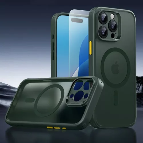  iPhone 16 Pro Max Zöld Esködött ESR Classic Pro Set HaloLock MagSa-4894240230138 2 kép