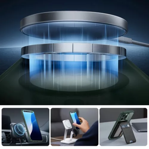  iPhone 16 Pro Max Zöld Esködött ESR Classic Pro Set HaloLock MagSa-4894240230138 3 kép