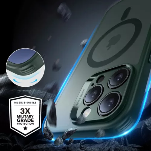  iPhone 16 Pro Max Zöld Esködött ESR Classic Pro Set HaloLock MagSa-4894240230138 4 kép