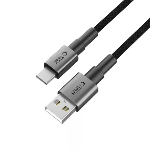 Tech-protect Ultraboost Dna Type-c Kábel 15w/3a 25cm Vas Szürke-5906302380701 3 kép