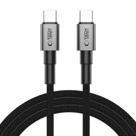 Tech-protect Ultraboost Dna Type-c Kábel Pd100w/5a 200cm Vas Szürke-5906302380831 1 kép