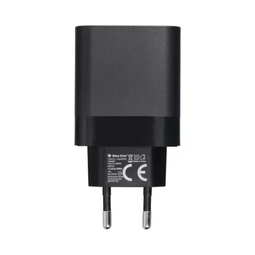 BLUE STAR utazó töltő Type C PD QC4.0 3A 45W TFB-TC-45W fekete-5903396261596 6 kép