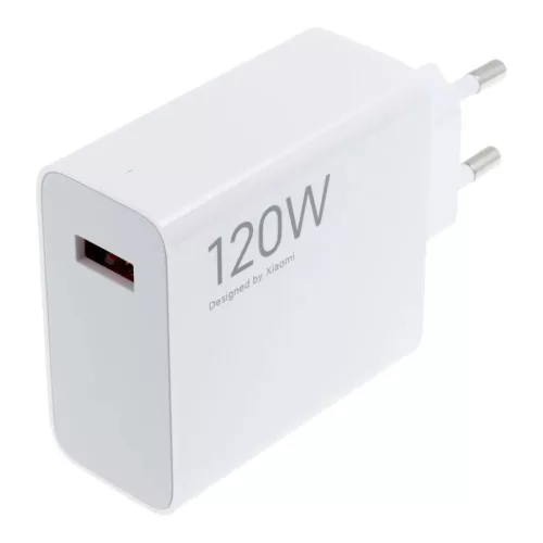 XIAOMI eredeti töltő USB A QC3.0 3A 120W MDY-14-EE fehér bulk-5903396318948 5 kép