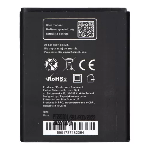 BLUE STAR akkumulátor SAMSUNG S5330 Wave 533 / Wave 723 / S7230 / Gal-5901737182364 2 kép