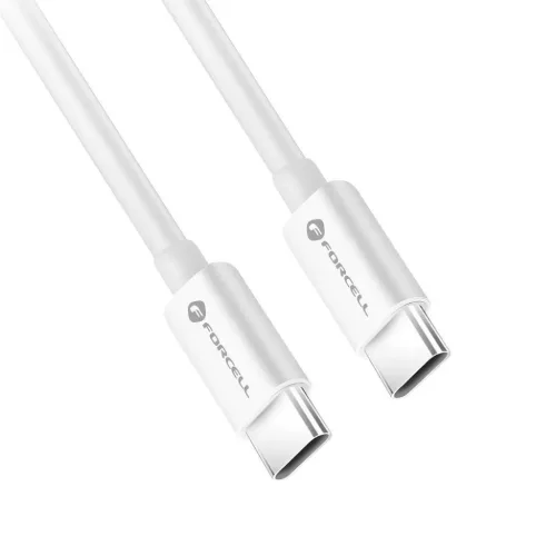 FORCELL F-ENERGY C338 Type C - Type C PD QC4.0 3A 60W 1 m fehér kábe-5903396219580 4 kép