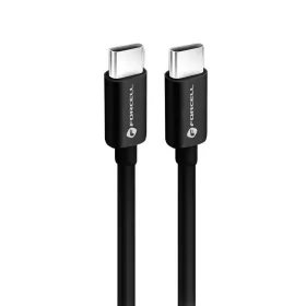   FORCELL F-ENERGY C338 kábel Type C to Type C PD QC4.0 3A 60W 0,25 m fekete