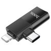 HOCO adapter OTG Type C (férfi) / Lightning (férfi) USB A (női) 2 a-6942007602303 4 kép
