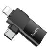 HOCO adapter OTG Type C (férfi) / Lightning (férfi) USB A (női) 2 a-6942007602303 5 kép