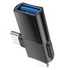 HOCO adapter OTG Type C (férfi) / Lightning (férfi) USB A (női) 2 a-6942007602303 6 kép