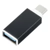 OTG USB A 3.0 (anya) - Type C (apa) adapter fekete-5903396106583 1 kép