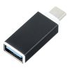 OTG USB A 3.0 (anya) - Type C (apa) adapter fekete-5903396106583 2 kép