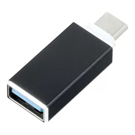 OTG USB A 3.0 (anya) - Type C (apa) adapter fekete-5903396106583 1 kép