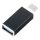OTG USB A 3.0 (anya) - Type C (apa) adapter fekete-5903396106583 2 kép
