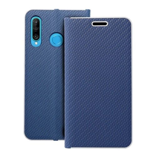 LUNA fliptok Carbon tok Huawei P30 Lite kék