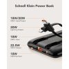VEGER powerbank 10 000 mAh beépített kábelekkel Type C / Lightning -6970453557939 6 kép
