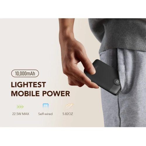 VEGER powerbank 10 000 mAh beépített kábelekkel Type C / Lightning -6970453557939 9 kép
