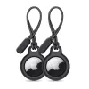 Tech-protect Rough Láncszett 2 Db Apple Airtag Fekete Tok