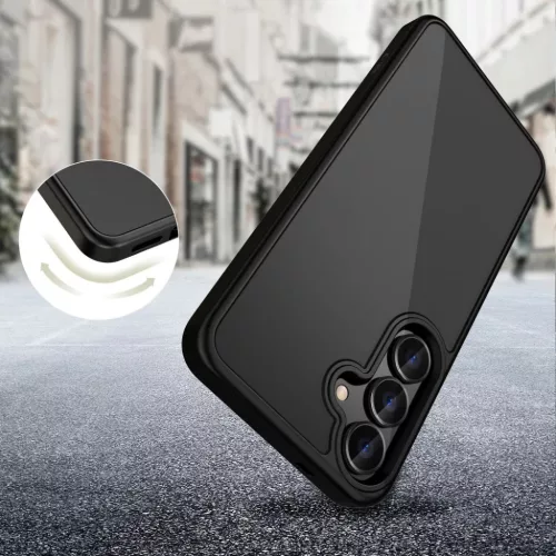 Tech-protect Magmat Galaxy S25+ Plus Matte Fekete Tok-5906302322251 4 kép