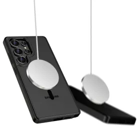 Tech-protect Magmat Magsafe Galaxy S25 Ultra Matt Fekete tok-5906302322381 2 kép